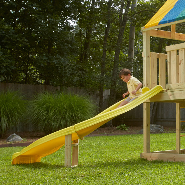 SwingnSlide Side Winder Curved Slide for 5' Deck & Reviews Wayfair